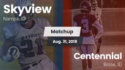 Matchup: Skyview  vs. Centennial  2018