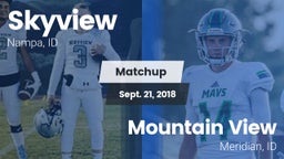 Matchup: Skyview  vs. Mountain View  2018