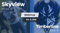Matchup: Skyview  vs. Timberline  2018