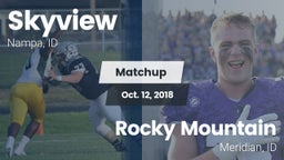 Matchup: Skyview  vs. Rocky Mountain  2018