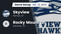 Recap: Skyview  vs. Rocky Mountain  2018