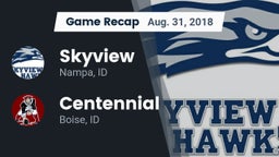 Recap: Skyview  vs. Centennial  2018