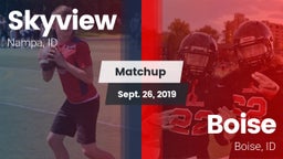 Matchup: Skyview  vs. Boise  2019