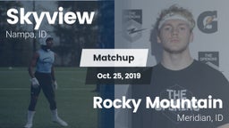 Matchup: Skyview  vs. Rocky Mountain  2019