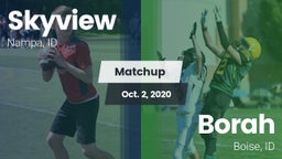 Matchup: Skyview  vs. Borah  2020