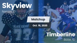 Matchup: Skyview  vs. Timberline  2020
