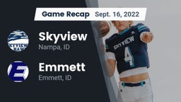 Recap: Skyview  vs. Emmett  2022