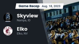 Recap: Skyview  vs. Elko  2023