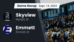 Recap: Skyview  vs. Emmett  2023