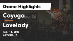 Cayuga  vs Lovelady  Game Highlights - Feb. 14, 2023