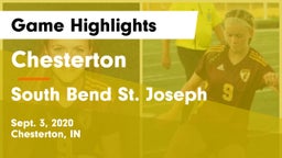 Chesterton  vs South Bend St. Joseph Game Highlights - Sept. 3, 2020