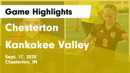 Chesterton  vs Kankakee Valley  Game Highlights - Sept. 17, 2020