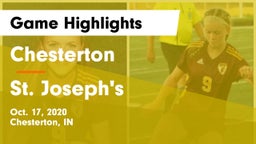 Chesterton  vs St. Joseph's  Game Highlights - Oct. 17, 2020
