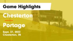 Chesterton  vs Portage  Game Highlights - Sept. 27, 2022