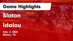 Slaton  vs Idalou  Game Highlights - Feb. 3, 2023