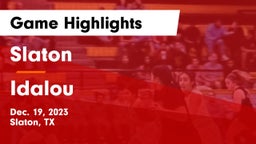 Slaton  vs Idalou  Game Highlights - Dec. 19, 2023