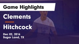 Clements  vs Hitchcock Game Highlights - Dec 02, 2016