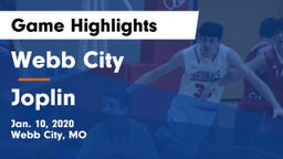 Webb City  vs Joplin  Game Highlights - Jan. 10, 2020