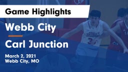 Webb City  vs Carl Junction  Game Highlights - March 2, 2021