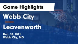Webb City  vs Leavenworth  Game Highlights - Dec. 10, 2021