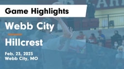 Webb City  vs Hillcrest  Game Highlights - Feb. 23, 2023