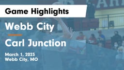 Webb City  vs Carl Junction  Game Highlights - March 1, 2023
