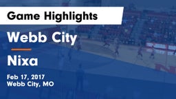 Webb City  vs Nixa Game Highlights - Feb 17, 2017