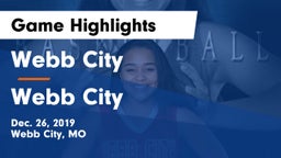 Webb City  vs Webb City  Game Highlights - Dec. 26, 2019