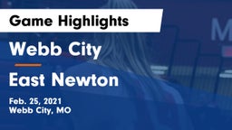 Webb City  vs East Newton  Game Highlights - Feb. 25, 2021