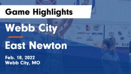 Webb City  vs East Newton  Game Highlights - Feb. 18, 2022