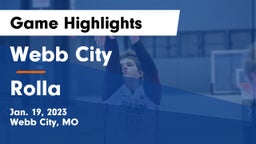 Webb City  vs Rolla  Game Highlights - Jan. 19, 2023