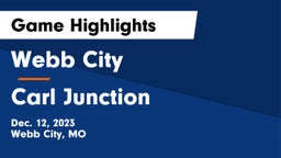 Webb City  vs Carl Junction  Game Highlights - Dec. 12, 2023