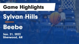 Sylvan Hills  vs Beebe  Game Highlights - Jan. 21, 2022