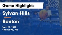 Sylvan Hills  vs Benton  Game Highlights - Jan. 28, 2022