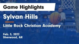 Sylvan Hills  vs Little Rock Christian Academy Game Highlights - Feb. 5, 2022
