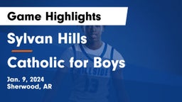 Sylvan Hills  vs Catholic  for Boys Game Highlights - Jan. 9, 2024