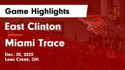 East Clinton  vs Miami Trace  Game Highlights - Dec. 20, 2023