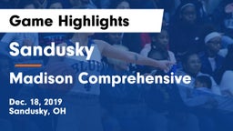 Sandusky  vs Madison Comprehensive  Game Highlights - Dec. 18, 2019