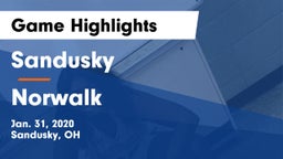 Sandusky  vs Norwalk  Game Highlights - Jan. 31, 2020