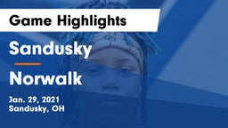 Sandusky  vs Norwalk  Game Highlights - Jan. 29, 2021