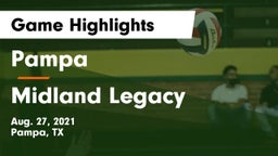 Pampa  vs Midland Legacy Game Highlights - Aug. 27, 2021