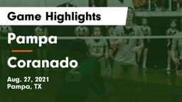 Pampa  vs Coranado Game Highlights - Aug. 27, 2021