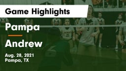 Pampa  vs Andrew Game Highlights - Aug. 28, 2021