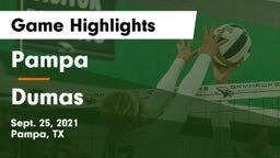 Pampa  vs Dumas Game Highlights - Sept. 25, 2021