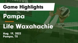 Pampa  vs Life Waxahachie  Game Highlights - Aug. 19, 2022