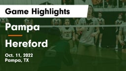 Pampa  vs Hereford  Game Highlights - Oct. 11, 2022