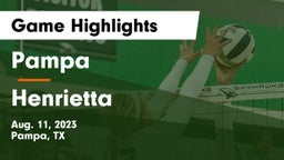 Pampa  vs Henrietta  Game Highlights - Aug. 11, 2023