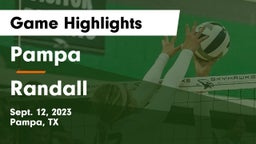 Pampa  vs Randall  Game Highlights - Sept. 12, 2023