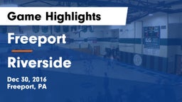 Freeport  vs Riverside  Game Highlights - Dec 30, 2016