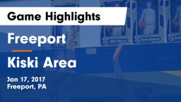 Freeport  vs Kiski Area  Game Highlights - Jan 17, 2017